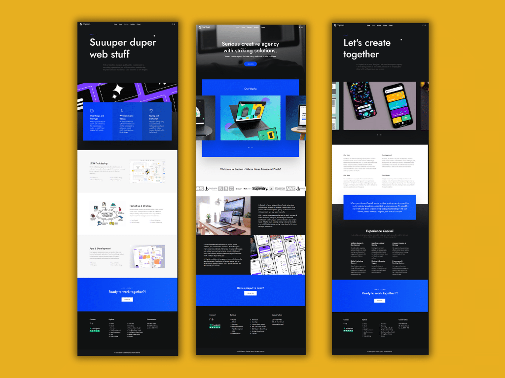 Website Development Creatives Creative Agency Website - CodeSkyline