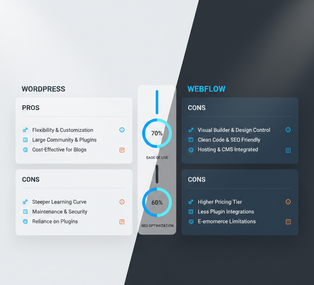 WordPress vs Webflow – Which Is Better in 2026? - CodeSkyline