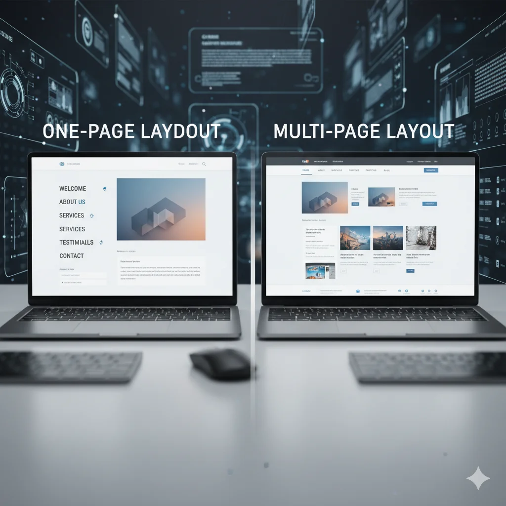 landing page vs website